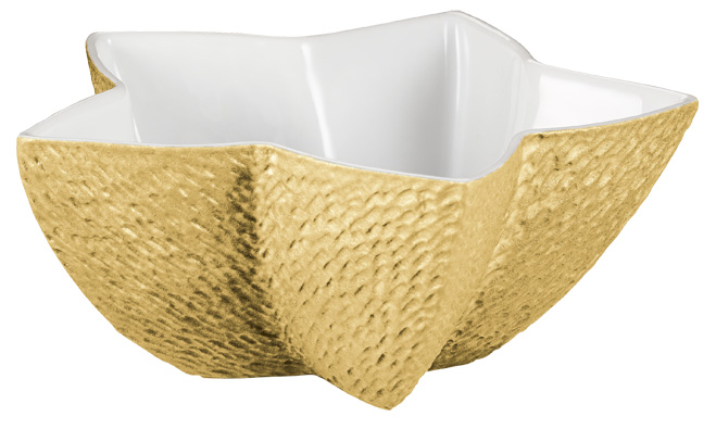 Star sugar bowl yellow gold - Raynaud